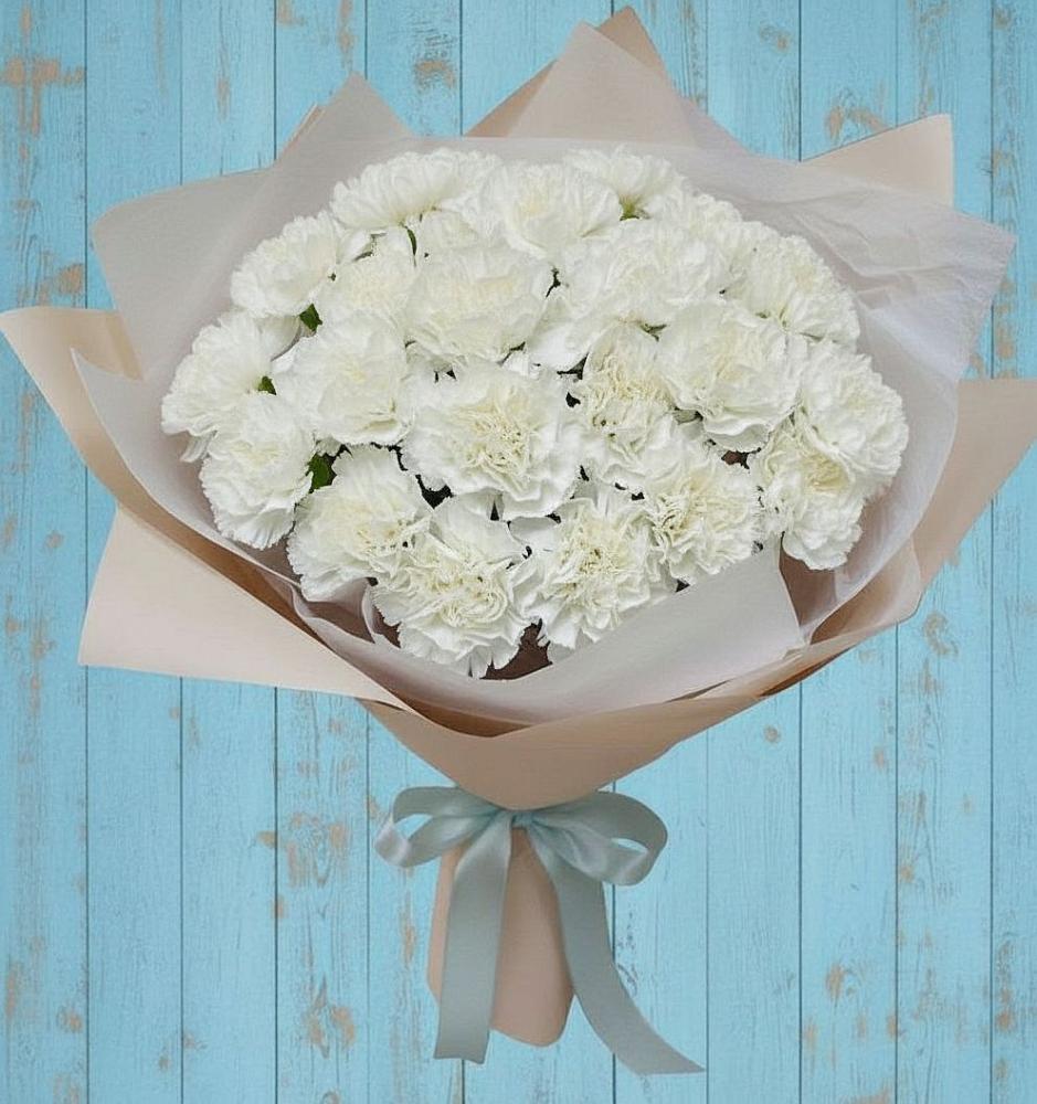 Букет цветов из: Гвоздики в Валдае