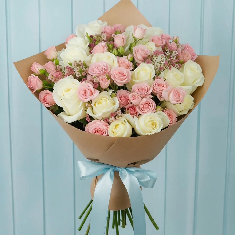 Букет цветов из: Розы в Валдае