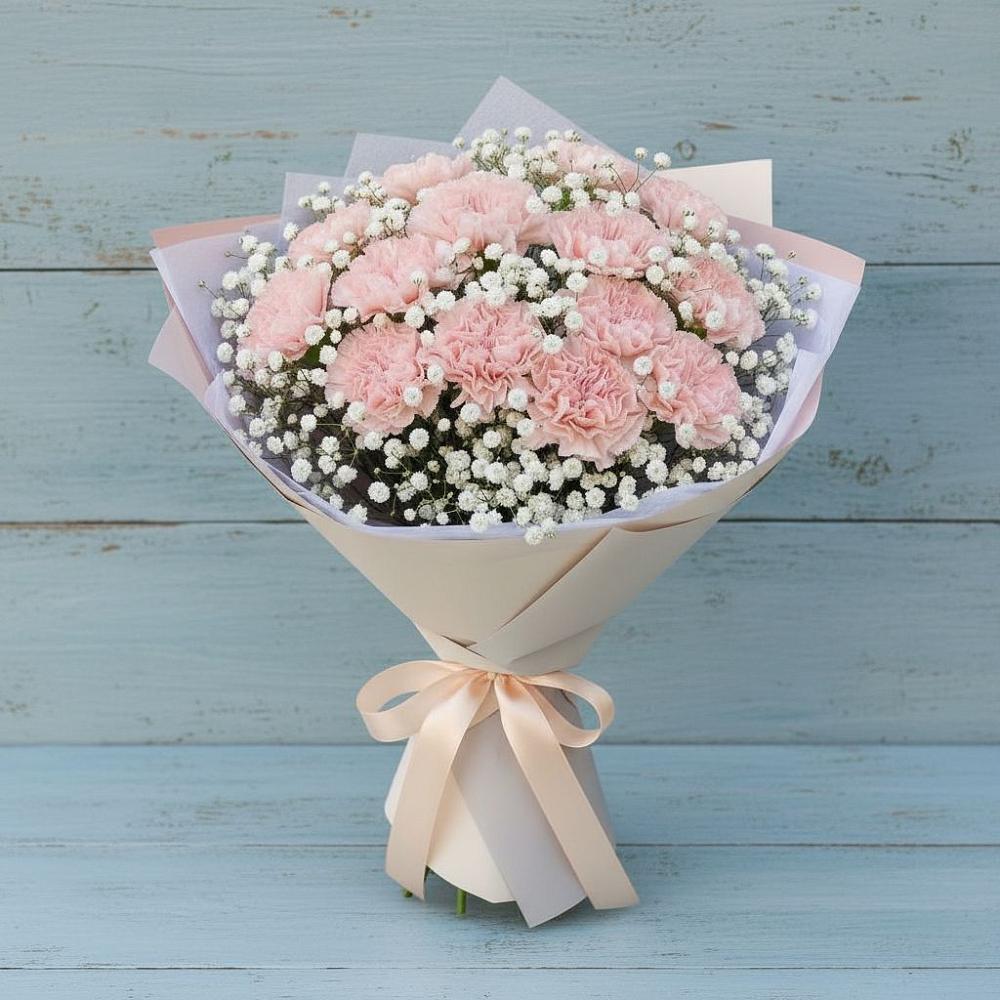 Букет цветов из: Гвоздики в Валдае