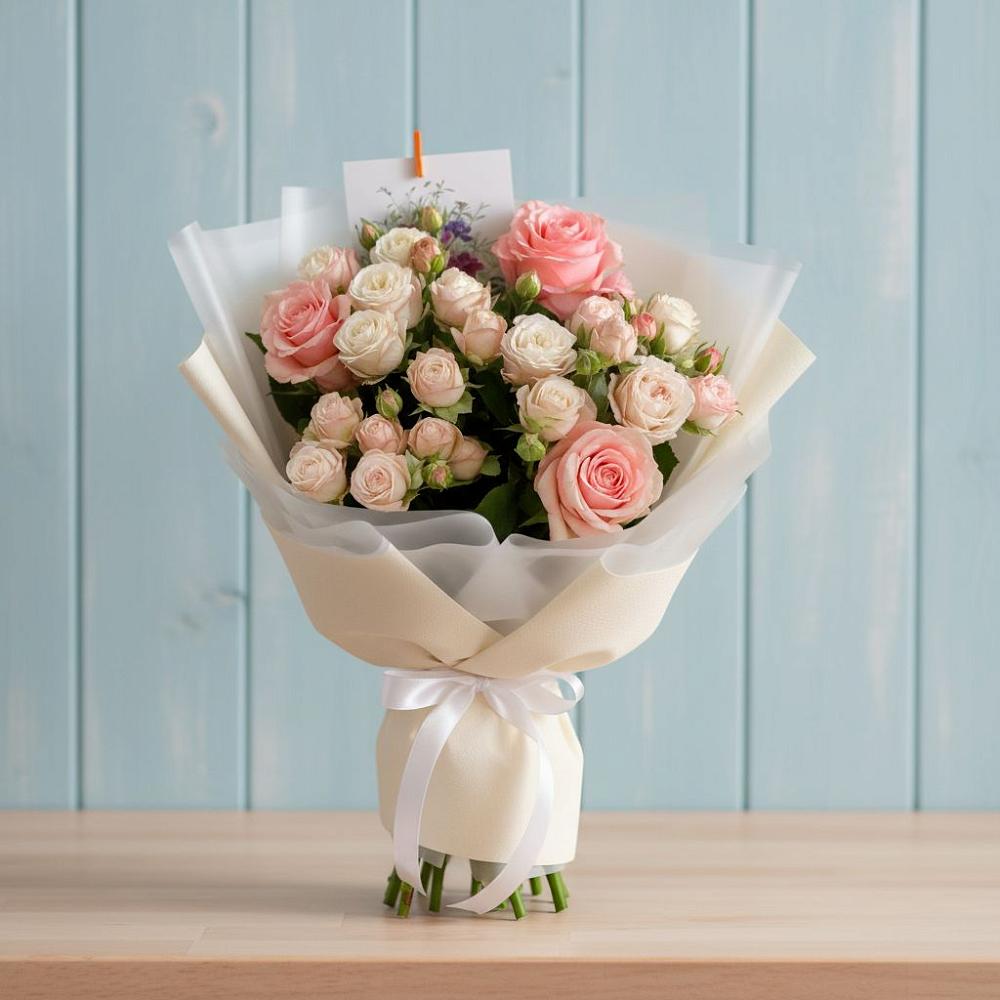 Букет цветов из: Розы в Валдае