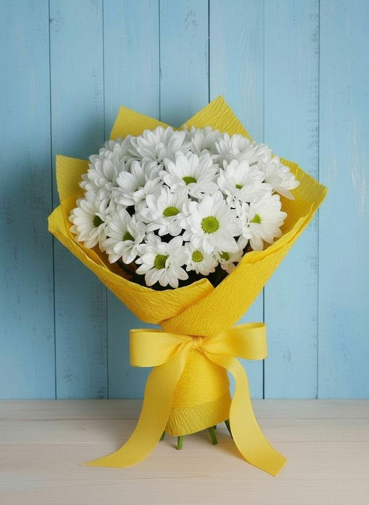 Букет цветов из: Хризантемы в Валдае