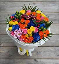 Букет цветов из:  Розы и Хризантемы #REPLACE_PRED# Валдае